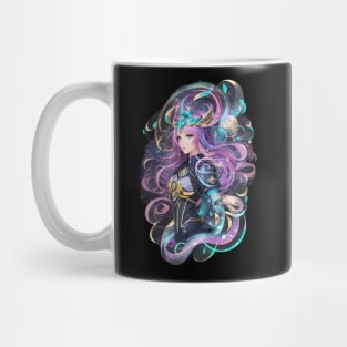 Ophiuchus Ascendant: AI Anime Character Art in the Zodiac Mug